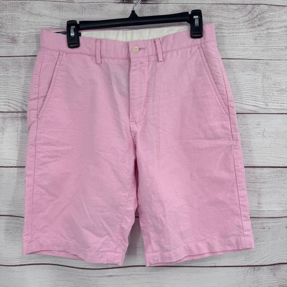 Polo Ralph Lauren Preston Shorts Cotton Casual Pink Chino Shorts Mens Size‎ 29
